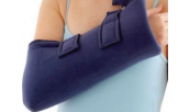 Arm in a poly sling