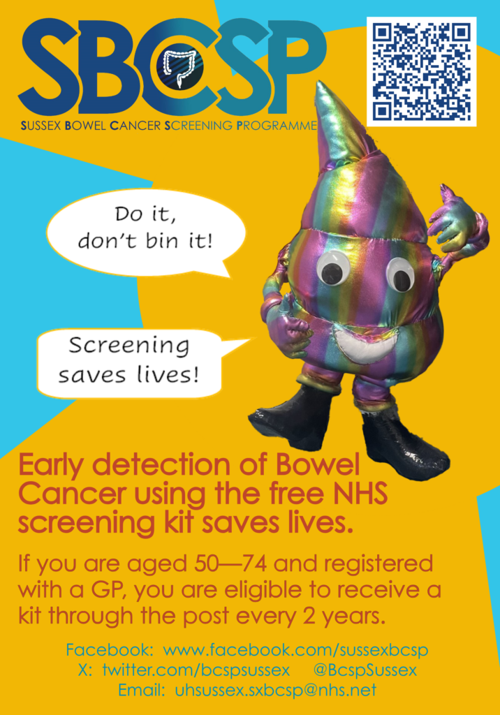 Bowel cancer screening poster 