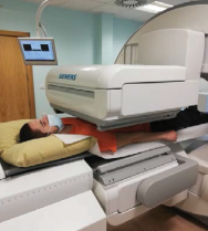 Person having a Tektrotyd scan