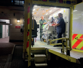 Inside a neonatal ambulance 2