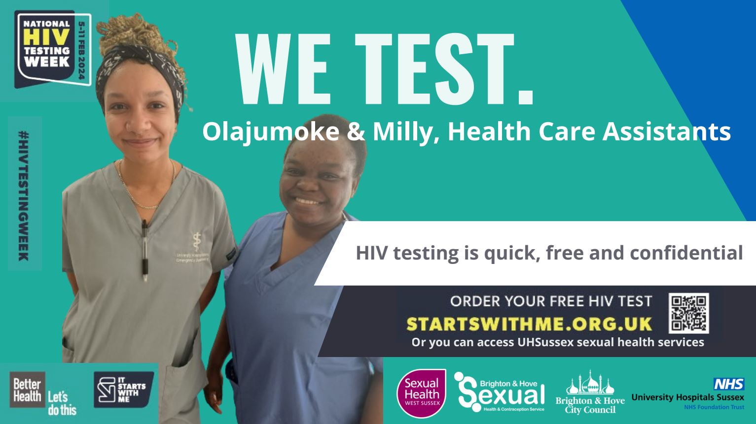Do you know your HIV status? National HIV Testing week is 5 11 February 2024 University