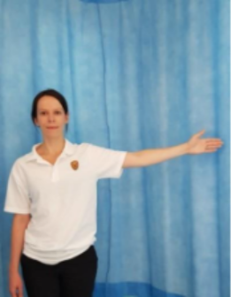 Raising your arm out to the side
