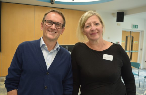 Professor Martin Llewelyn, Director of Research and Vivienne Colleran, Operational Director – Research and Innovation