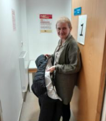 Maria going to get changed.