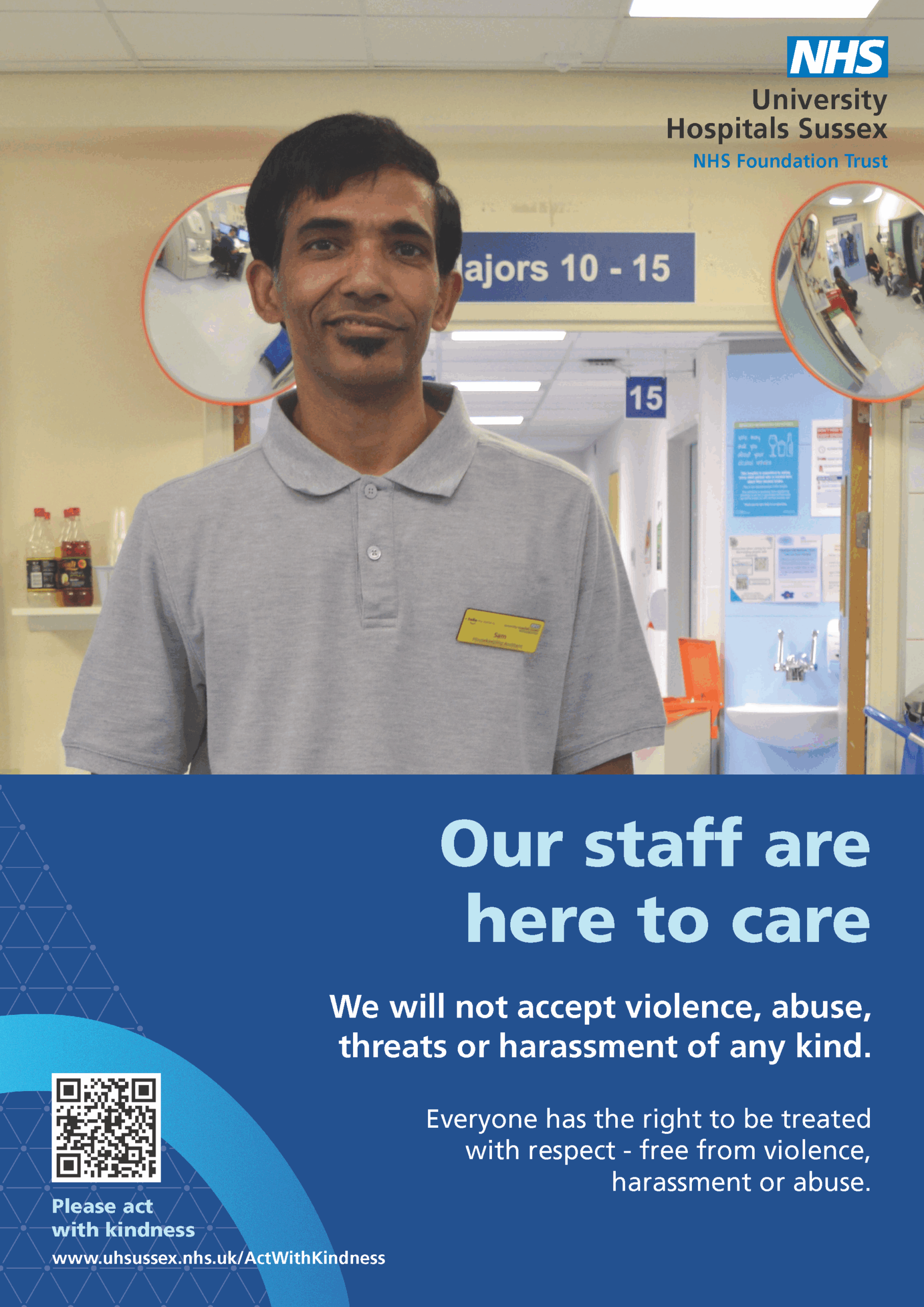 poster showing our vpr campaign