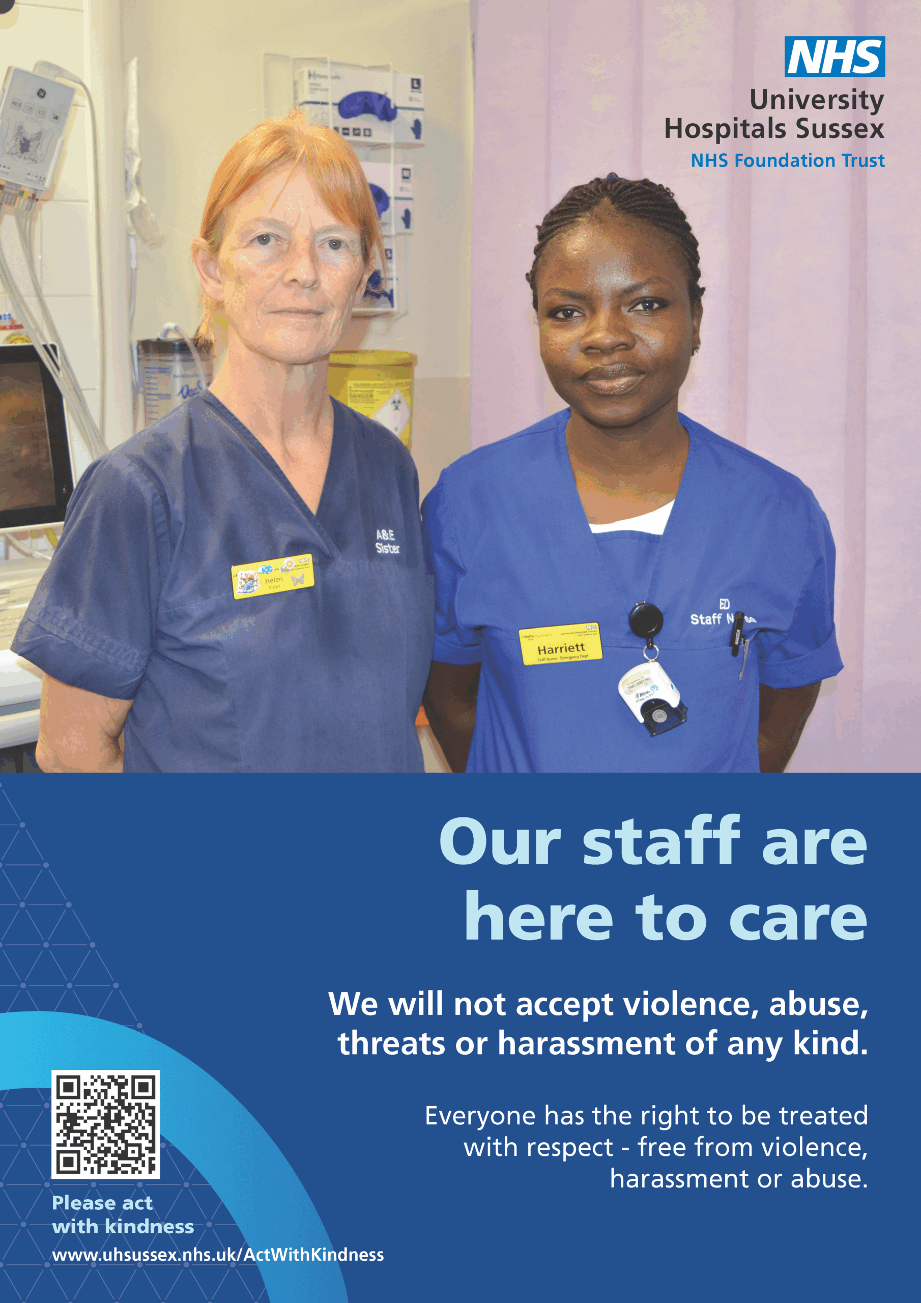 poster showing our vpr campaign