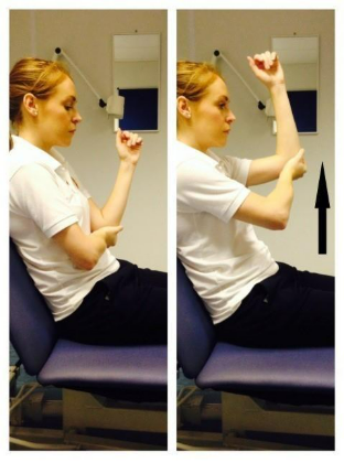 Supported arm rotation   
