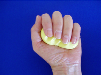 Putty exercises for hand strengthening