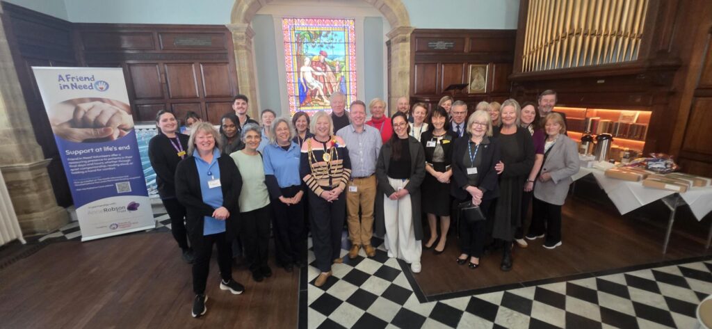 Mayor of Brighton & Hove Amanda Grimshaw joined volunteers, NHS colleagues and invite guets to celebrate the first annivesary of a Friend in Need in the heritage space at the Royal Sussex County Hospital on 30 March 2026.