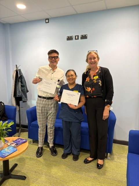 Sam, Netce and Dr Maggie Davies