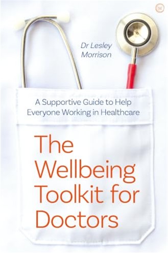 Cover of our book of the month - The Wellbeing ToolKit for Doctors