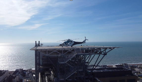 Helipad at UHSussex
