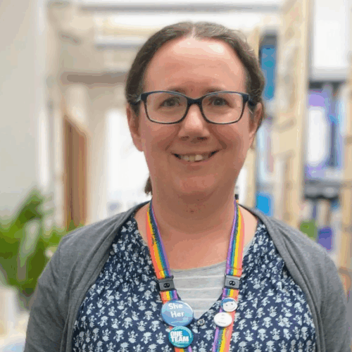 Photograph of staff member