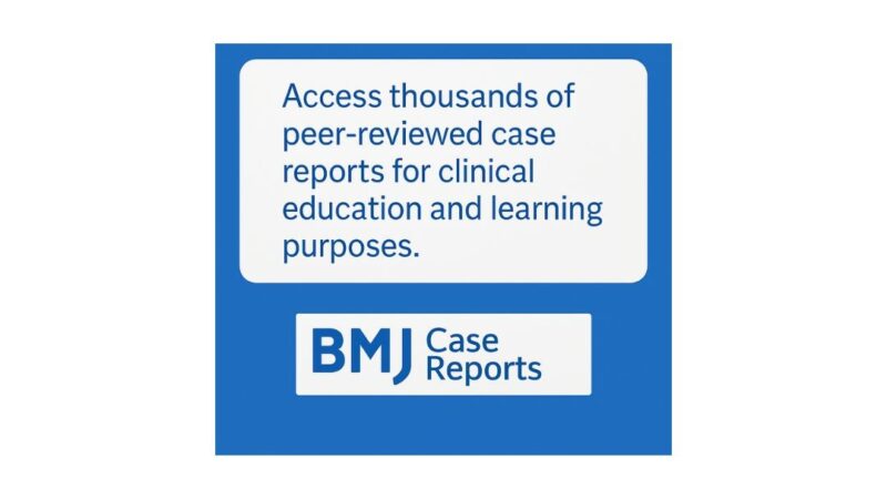 BMJ Case Reports logo and text description