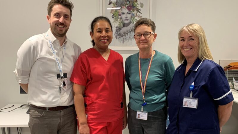 Respiratory consultants and respiratory nurse