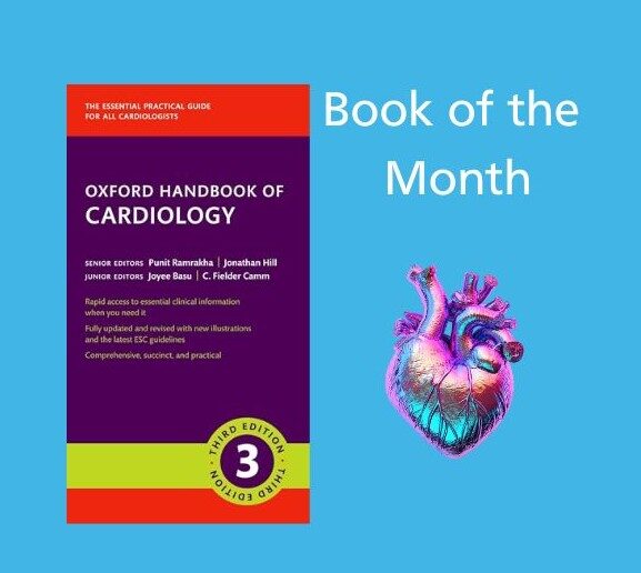 Picture of our February book of the month with an illustration of a human heart next to it.