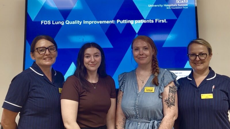 FDS lung team shortlisted for a national award