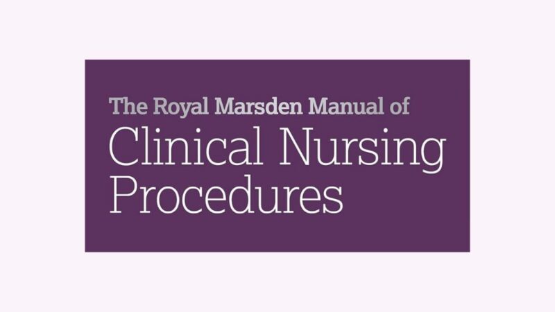 Logo for The Royal Marsden Manual of Clinical Nursing Procedures