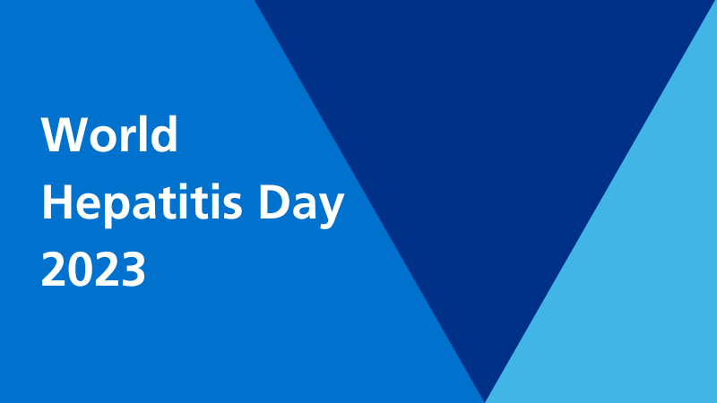Graphic with wording World Hepatitis Day